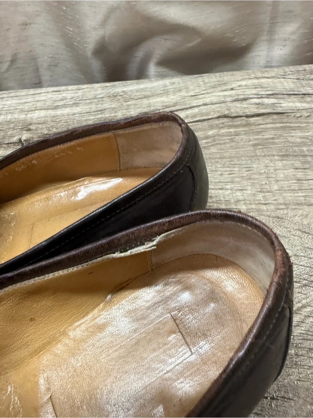 Authentic Gucci Mens Leather Horsebit Loafers Made in Italy Classic size 46